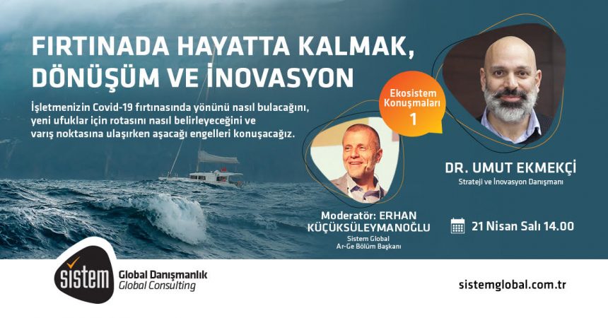 Sistem Global Danışmanlık Ekosi̇stem Konuşmalari: Dr. Umut Ekmekçi̇ Fırtınada Hayatta Kalmak, Dönüşüm Ve İnovasyon