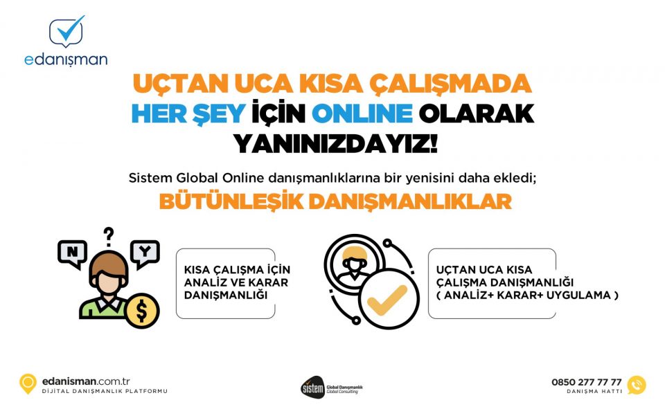 Sistem Global Danışmanlık UÇTAN UCA KISA ÇALIŞMADA HER ŞEY İÇİN ONLINE OLARAK YANINIZDAYIZ!