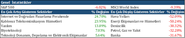 Sistem Global Danışmanlık Covid-19 Sektörel Etki̇ Anali̇zi̇