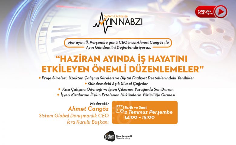 Sistem Global Danışmanlık Sistem Global Ile &Quot;Ayın Nabzı&Quot; '' Haziran Ayında İş Hayatını Etkileyen Önemli Düzenlemeler&Quot;