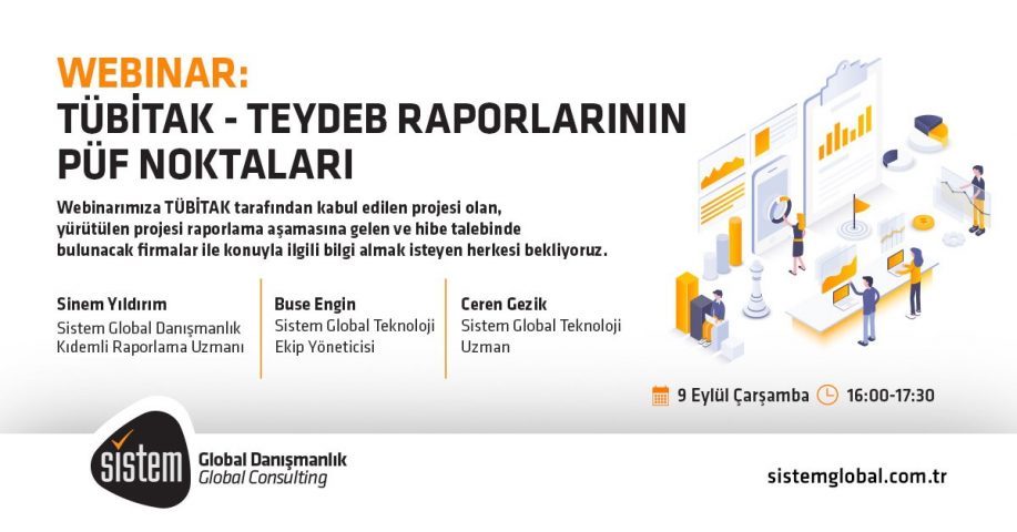 Tübi̇tak - Teydeb Raporlarının Püf Noktaları 7 Sistem Global Danışmanlık Tübi̇tak - Teydeb Raporlarının Püf Noktaları