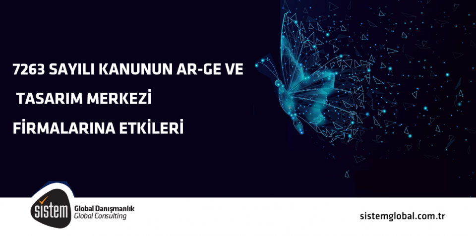Sistem Global Danışmanlık 7263 SAYILI KANUNUN TEKNOPARK FİRMALARINA ETKİLERİ
