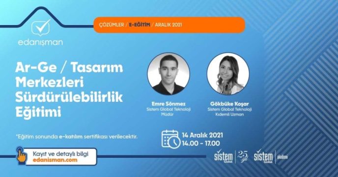 Ar-Ge/Tasarım Merkezleri Sürdürülebilirlik Eğitimi 7 Sistem Global Danışmanlık Ar-Ge/Tasarım Merkezleri Sürdürülebilirlik Eğitimi