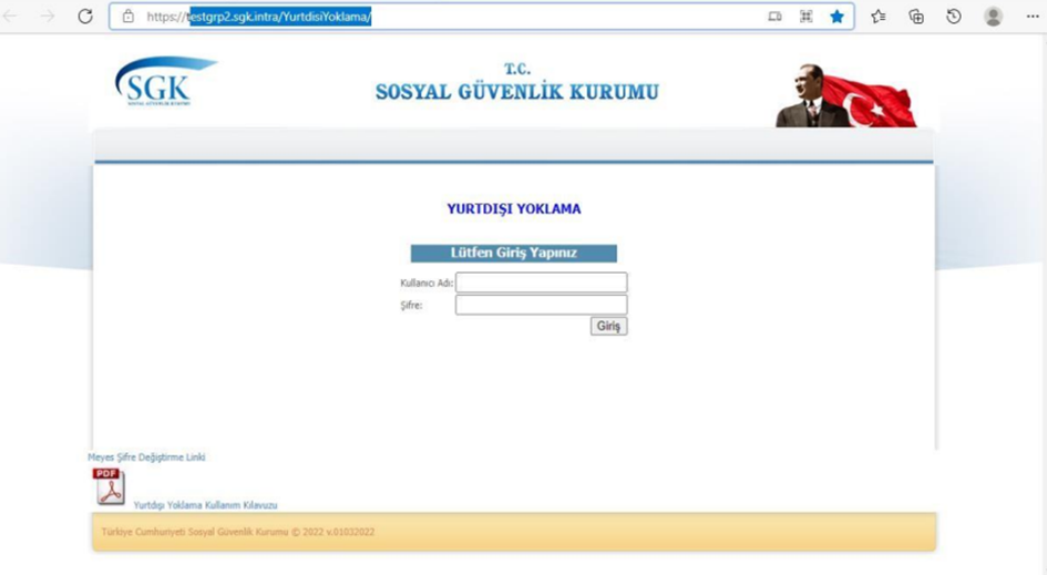 Sistem Global Danışmanlık Sgk Yurtdişi Yoklama Uygulamasi Kullanima Açildi