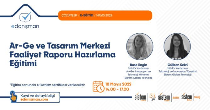 Sistem Global Danışmanlık Ar-Ge Ve Tasarım Merkezi Faaliyet Raporu Hazırlama Eğitimi