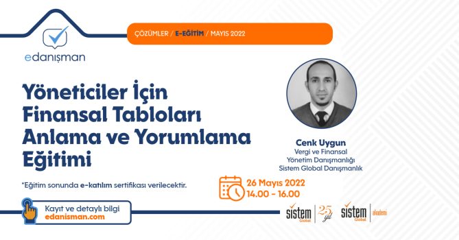Sistem Global Danışmanlık Yöneticiler için Finansal Tabloları Anlama ve Yorumlama Eğitimi