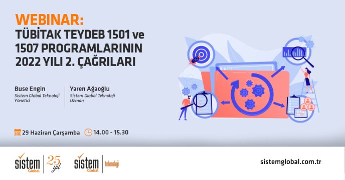 Sistem Global Danışmanlık Tübi̇tak Teydeb 1501/1507 Projeleri̇ 2022-2 Çağrisi Hakkinda Bi̇li̇nmesi̇ Gerekenler