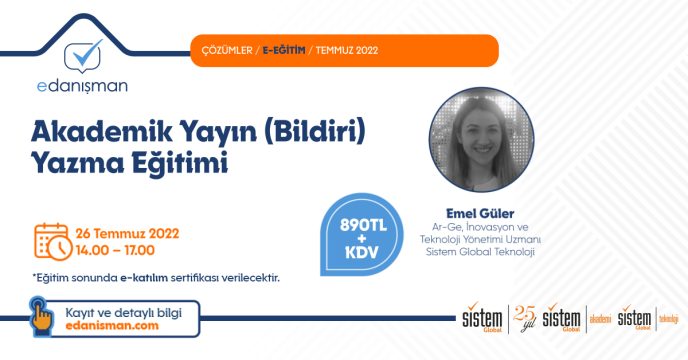 Akademik Yayın (Bildiri) Yazma Eğitimi 7 Sistem Global Danışmanlık Akademik Yayın (Bildiri) Yazma Eğitimi