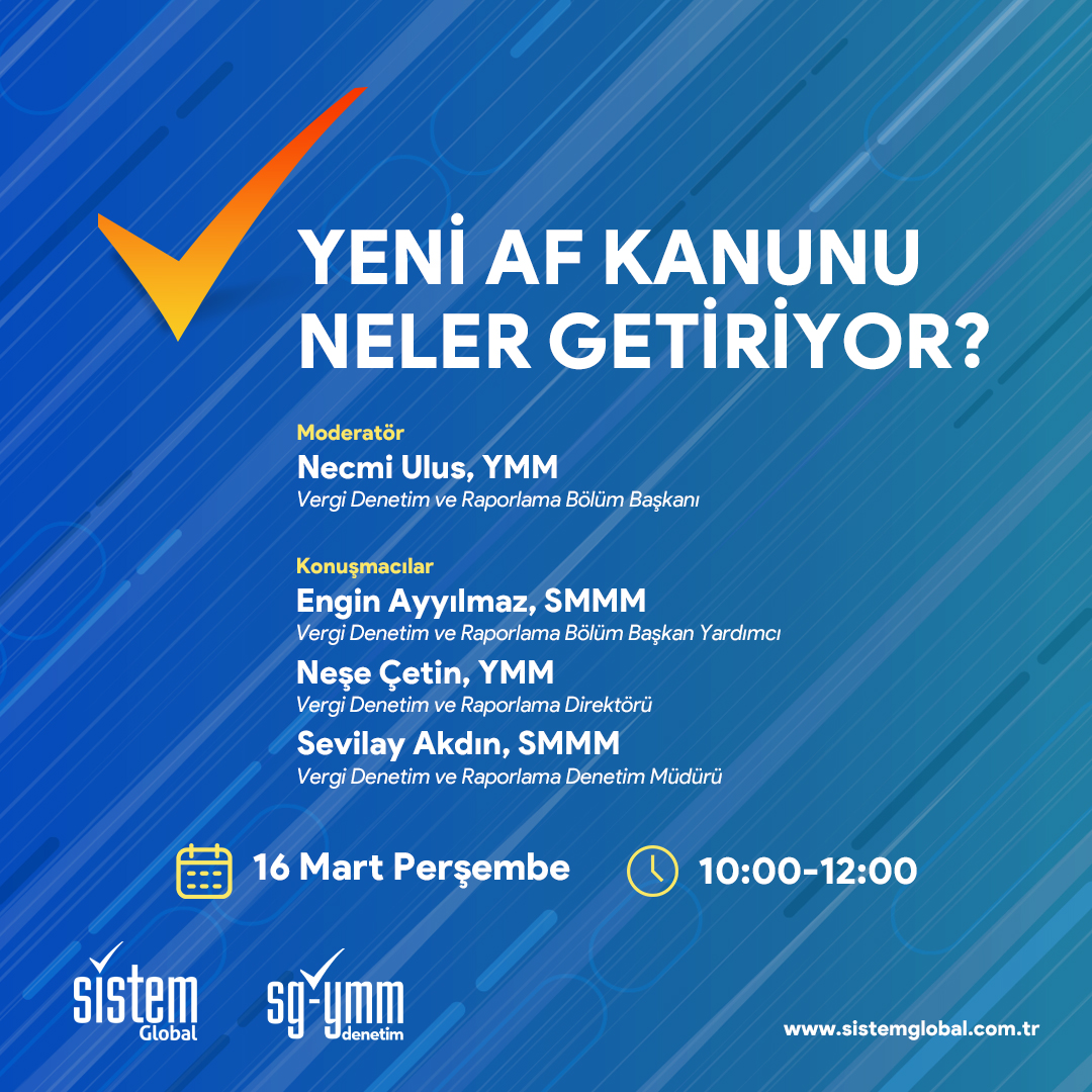 Yeni Af Kanunu Neler Getiriyor? 7 Sistem Global Danışmanlık Yeni Af Kanunu Neler Getiriyor?