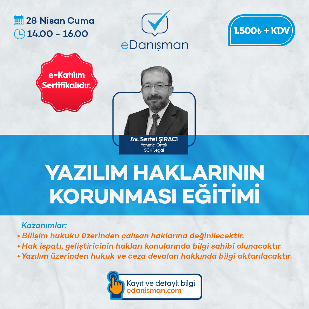 Sistem Global Danışmanlık Yazılım Haklarının Korunması Eğitimi